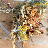 Bright Bushland Bouquet (M) Australian Native - Yellow
