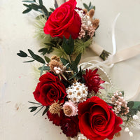 Enquiry Welcome : Preserved and Dried Flower Wrist Corsage