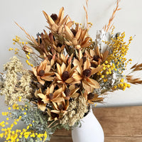 Bright Bushland Bouquet (M) Australian Native - Yellow
