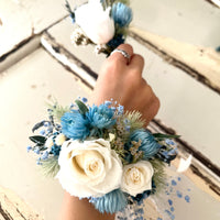 Enquiry Welcome : Preserved and Dried Flower Wrist Corsage