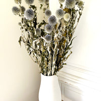 Naturally Dried Globe Thistle - blue