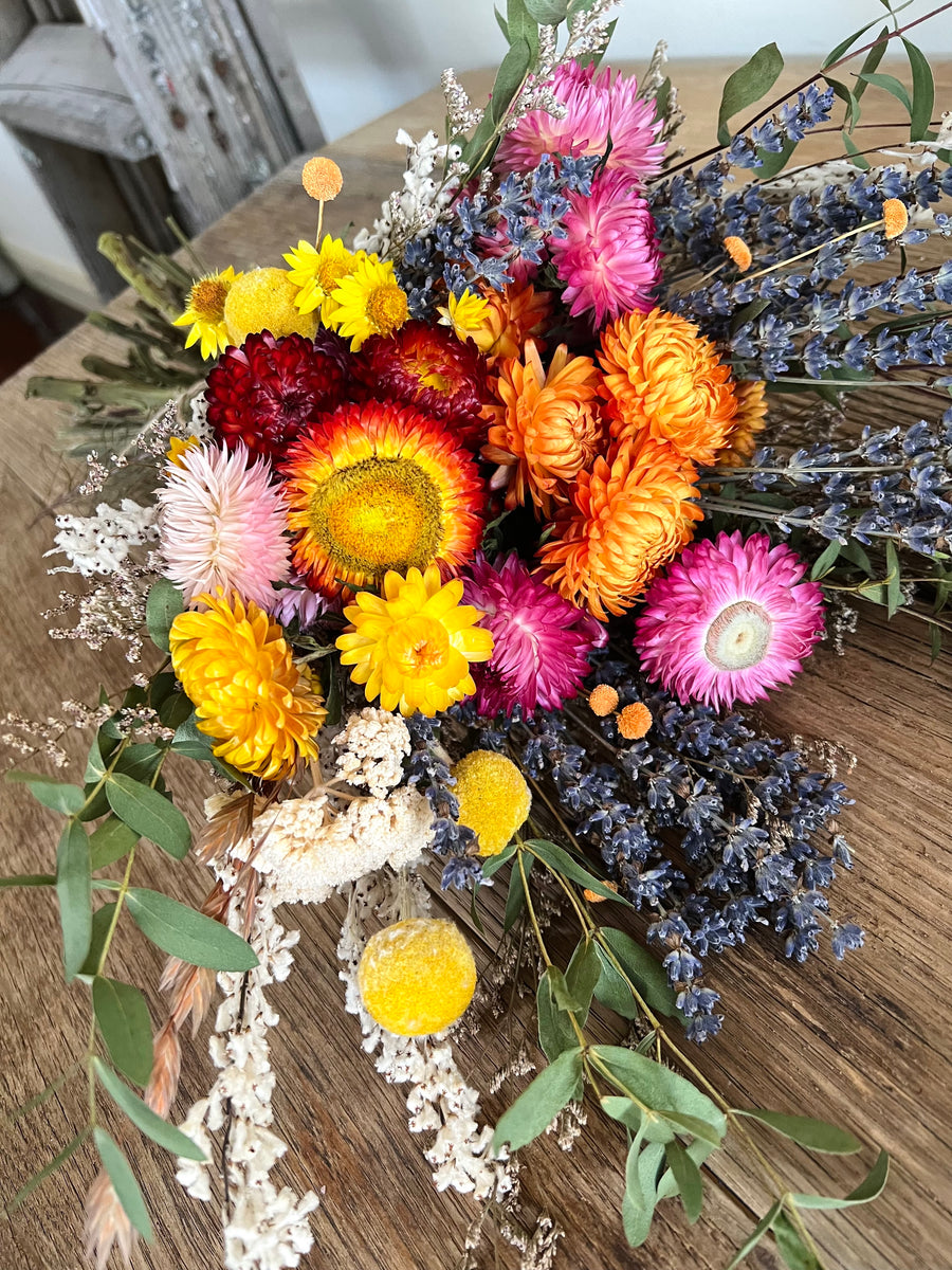 Daisy and Lavender Bliss Bouquet [M] colourful