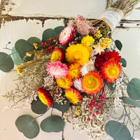 Joyful Daisy Medley Bouquet [M] preserved dried flowers