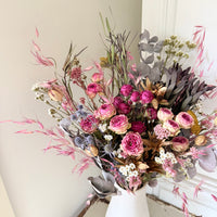 Rosé Profond Bouquet (ML) with Premium Rose - pink