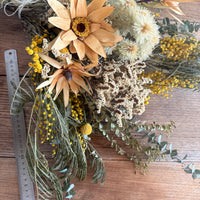 Wattle Glow Bouquet (M) Native / Dried & Preserved Flower Bouquet