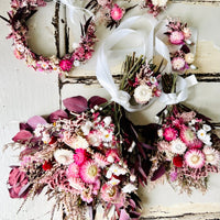 Dried Daisy Wedding Bridal Bouquet  ( Standard )- Loose Bouquet | preserved dried flowers