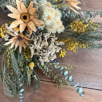 Wattle Glow Bouquet (M) Native / Dried & Preserved Flower Bouquet