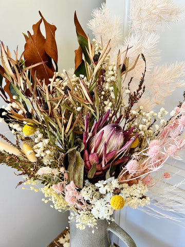 Pink Protea Boho Bouquet [ML] preserved dried flowers