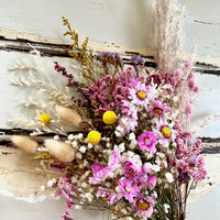 Pink Daisy Garden Bouquet [SM] preserved dried flowers