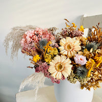 Sweet Dreams arrangement with vase [L] preserved dried flowers
