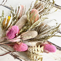 Naturally Dried Banksia & King Protea & Protea - Australian Native