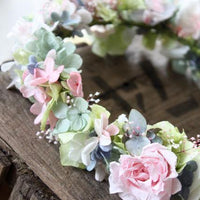 Flower Crown | preserved dried flowers head piece - FLEURI flowers