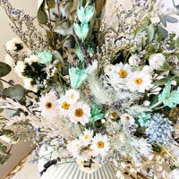 Blush Blue Daisy Bouquet [ML] preserved dried flowers