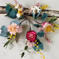 Enquiry welcome - Preserved and Dried Flower Hair Clip / Pin / Corsage