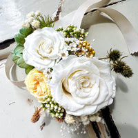 Enquiry Welcome : Preserved and Dried Flower Wrist Corsage