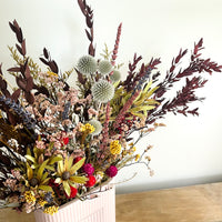 Rich Elegant Charm vase arrangement [ML] preserved dried flowers