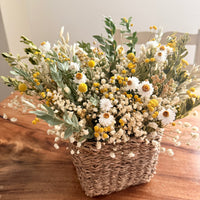 Sunny Meadow Basket arrangement [2weekdays dispatch / M] yellow green