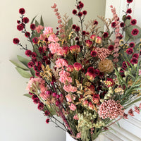 Cherished Heart Bouquet [M] red pink