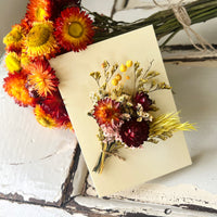 Matching Flower Greeting Card