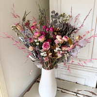 Rosé Profond Bouquet (ML) with Premium Rose - pink