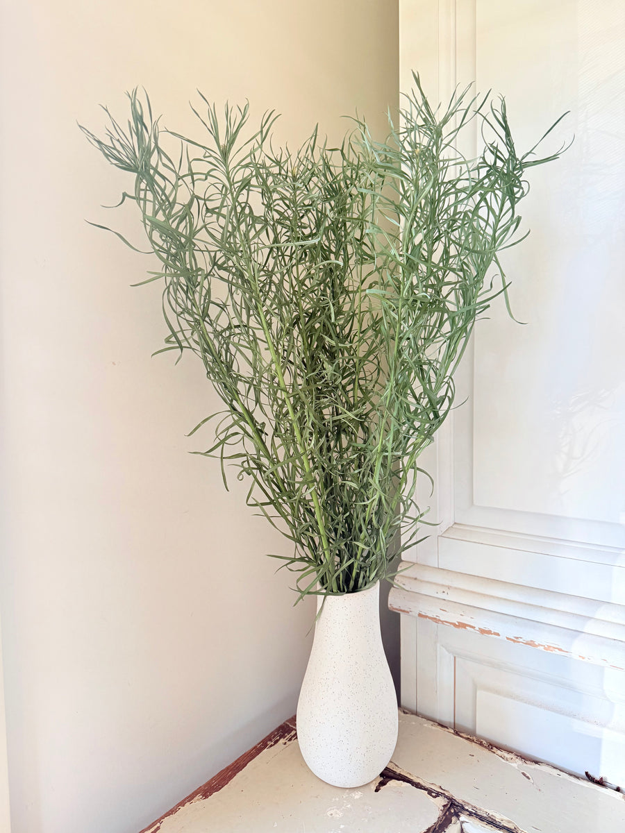 Naturally Dried Emu Grass - natural dusty green