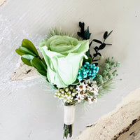 Enquiry Welcome : Preserved and Dried Flower Buttonhole | Boutonnière