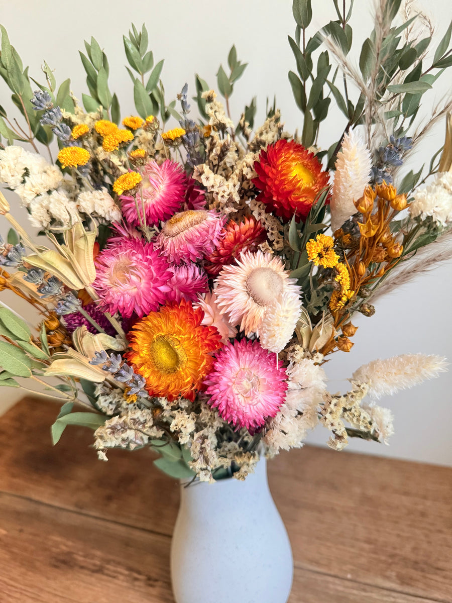 Sunrise Meadow Bouquet [Mini/SM/M] pink, yellow, orange