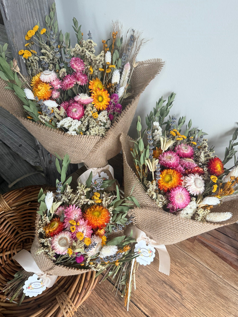 Sunrise Meadow Bouquet [Mini/SM/M] pink, yellow, orange