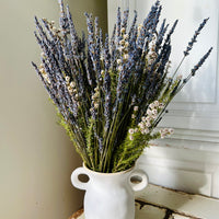 Lavender Fields vase arrangement [M] blue purple