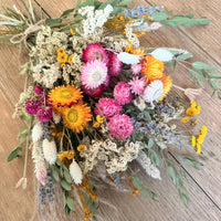 Sunrise Meadow Bouquet [Mini/SM/M] pink, yellow, orange