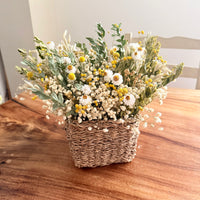 Sunny Meadow Basket arrangement [2weekdays dispatch / M] yellow green