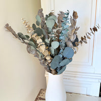 Olive Grove Preserved Eucalyptus Bouquet [M] with / without leucadendron