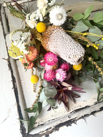 Banksia Wildflower Harmony Bouquet [M] colourful native