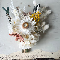 Ready in 10 days  - White Daisy Bridal Bouquet