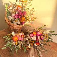 Sunrise Meadow Bouquet [Mini/SM/M] pink, yellow, orange