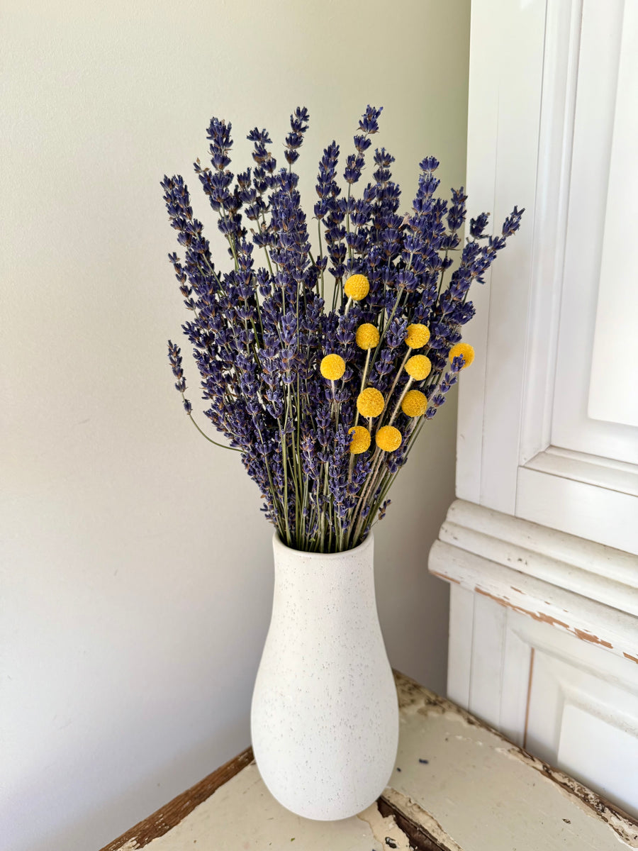 Dried Lavender Garden Bouquet - blue purple