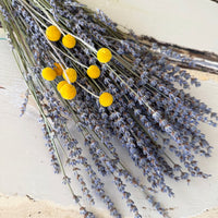 Dried Lavender Garden Bouquet - blue purple