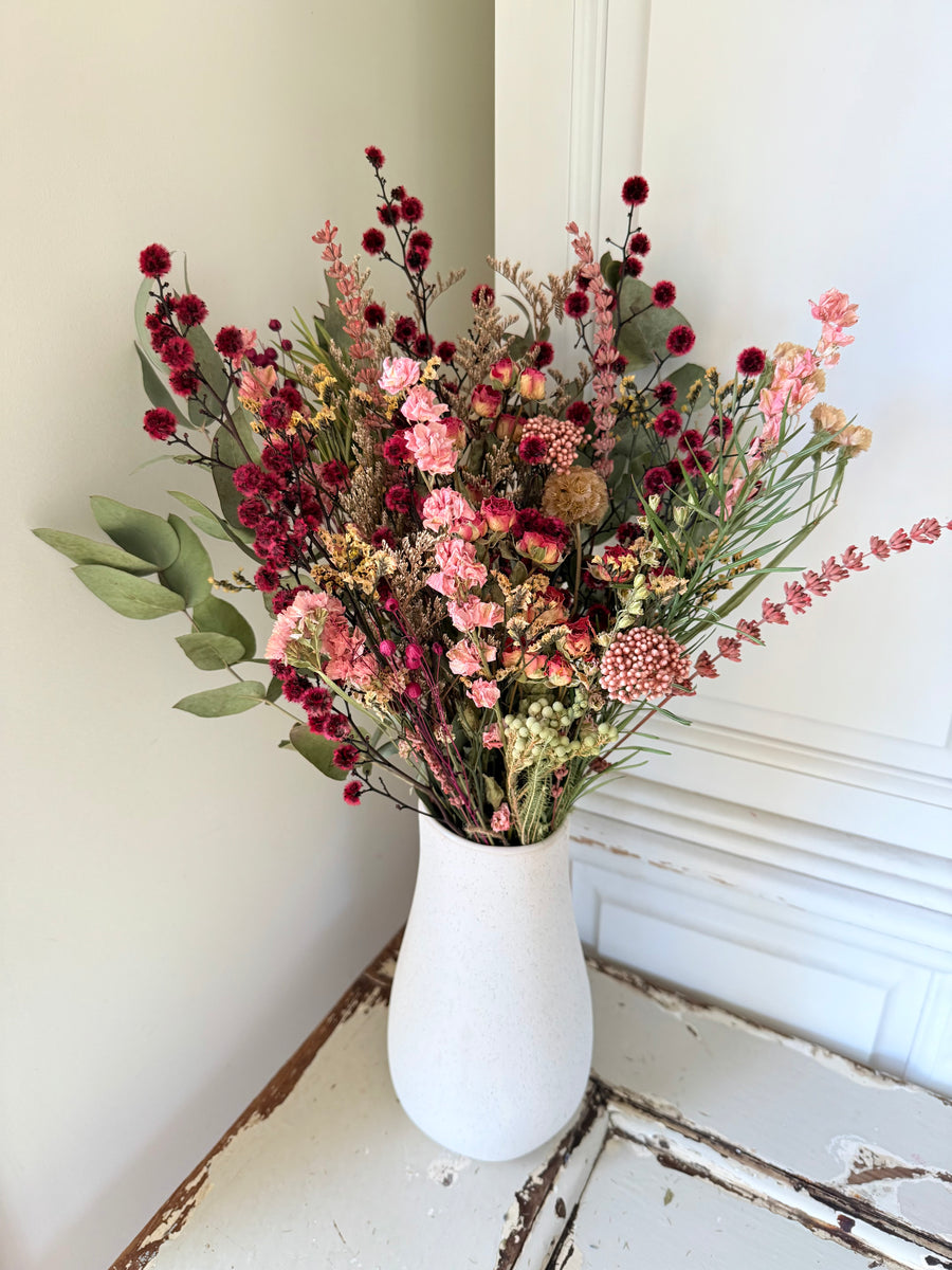 Cherished Heart Bouquet [M] red pink