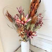 Amber Meadow Bouquet (M) Australian Native - Red / Brown