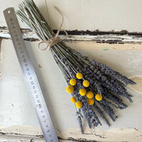 Dried Lavender Garden Bouquet - blue purple