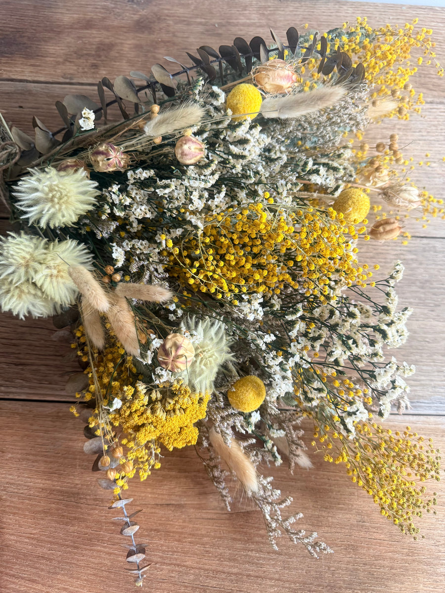 Spring Day - Wattle / Mimosa Bouquet [M] yellow