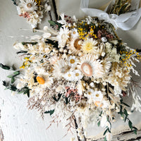 Ready in 10 days  - White Daisy Bridal Bouquet