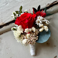 Preserved and Dried Flower Buttonhole | Boutonnière
