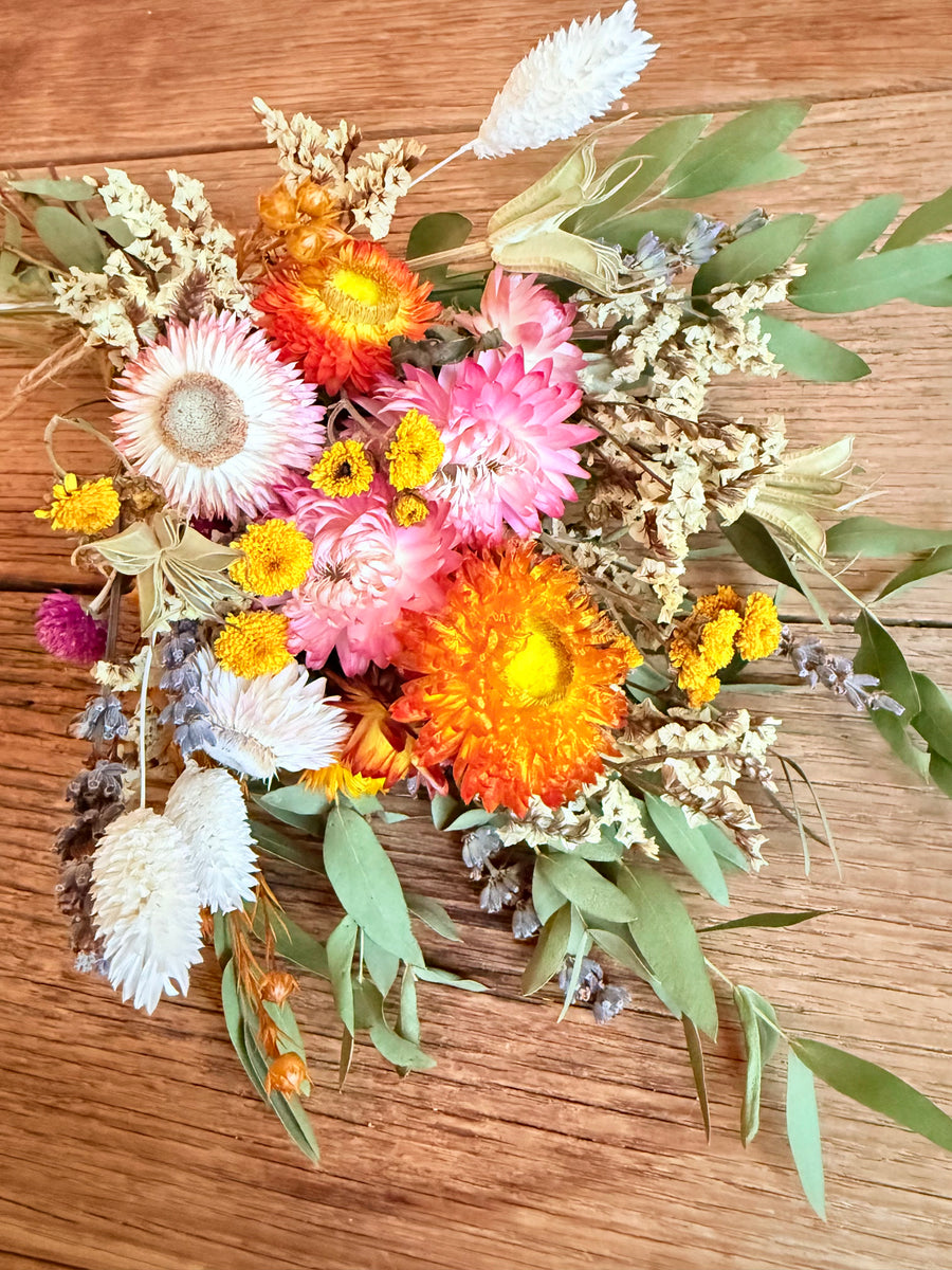 Sunrise Meadow Bouquet [Mini/SM/M] pink, yellow, orange