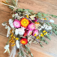 Sunrise Meadow Bouquet [Mini/SM/M] pink, yellow, orange