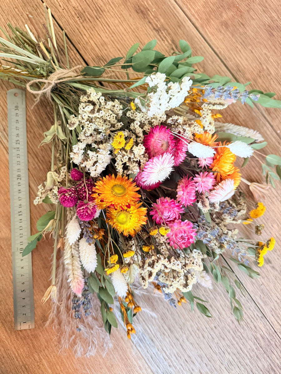 Sunrise Meadow Bouquet [Mini/SM/M] pink, yellow, orange