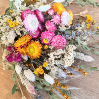 Sunrise Meadow Bouquet [Mini/SM/M] pink, yellow, orange
