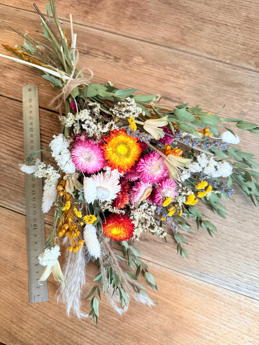 Sunrise Meadow Bouquet [Mini/SM/M] pink, yellow, orange
