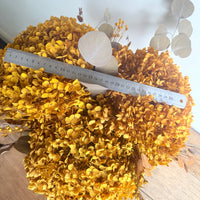 Burnished Gold Hydrangea Vase Arrangement [Large] Brown