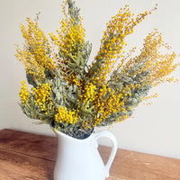 Naturally Dried Wattle / Mimosa Bouquet [SM] yellow